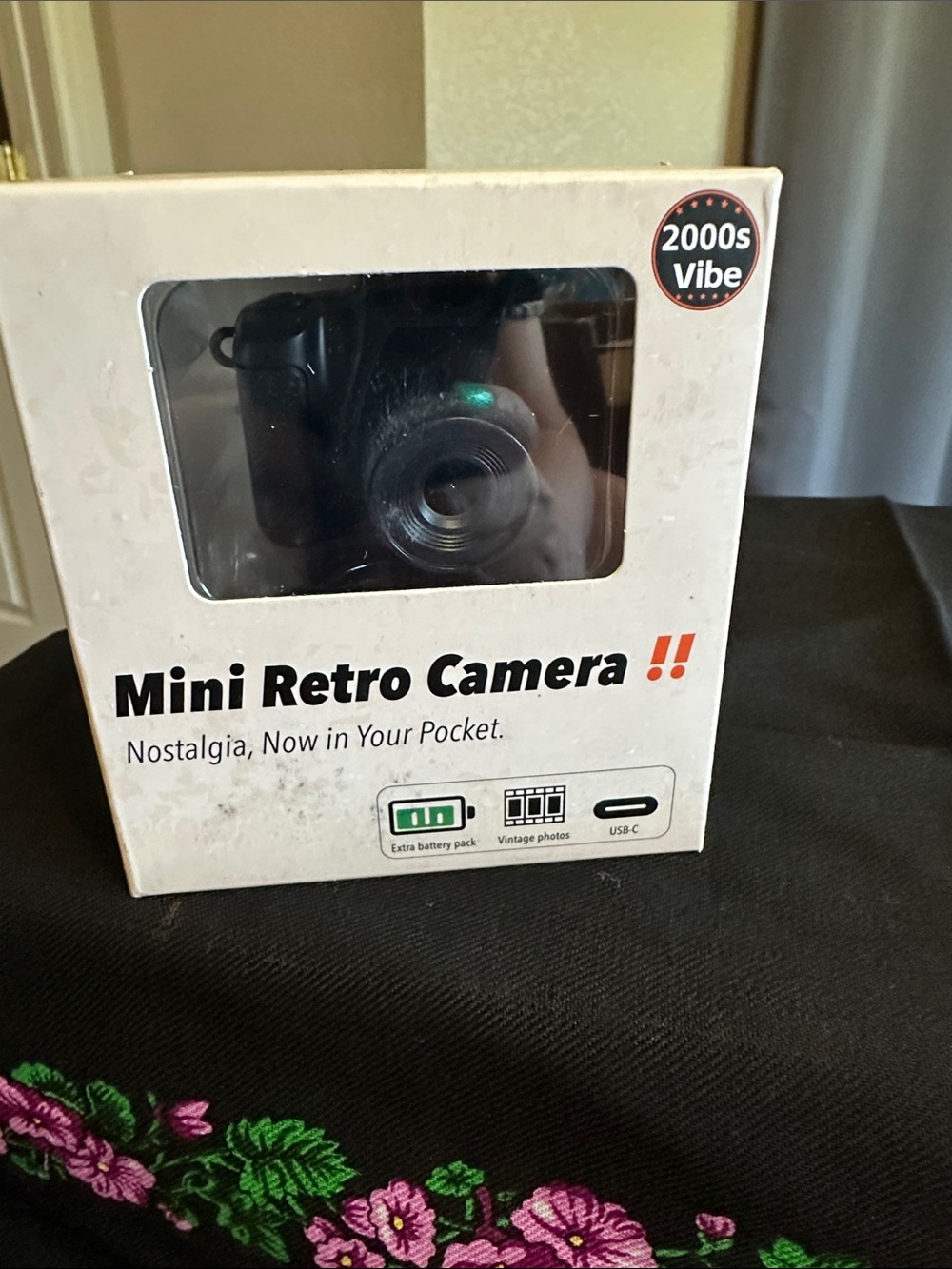 Mini Retro Camera - Black ⭐️ really works! Spy Gear!